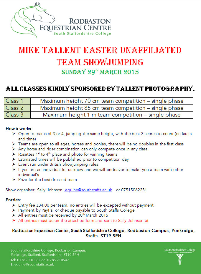 Tallent-team-jumping-schedule